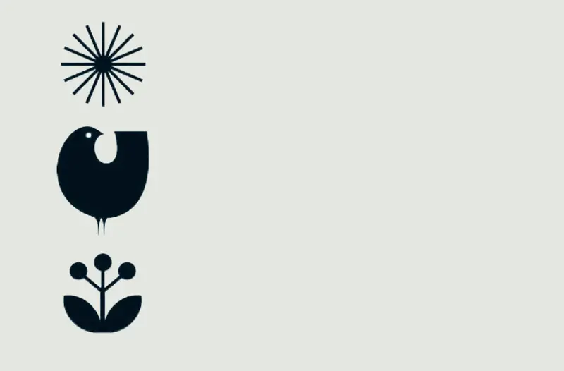 icon Sonne, Huhn und Blume