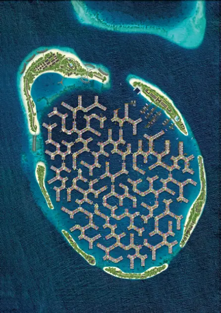 Floating City auf den Malediven